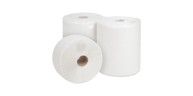TP AFH Jumbo 23 cm., 2 vr., Recykl 65% bílý, bal.6 rolí                                                                                                                                                                                                   